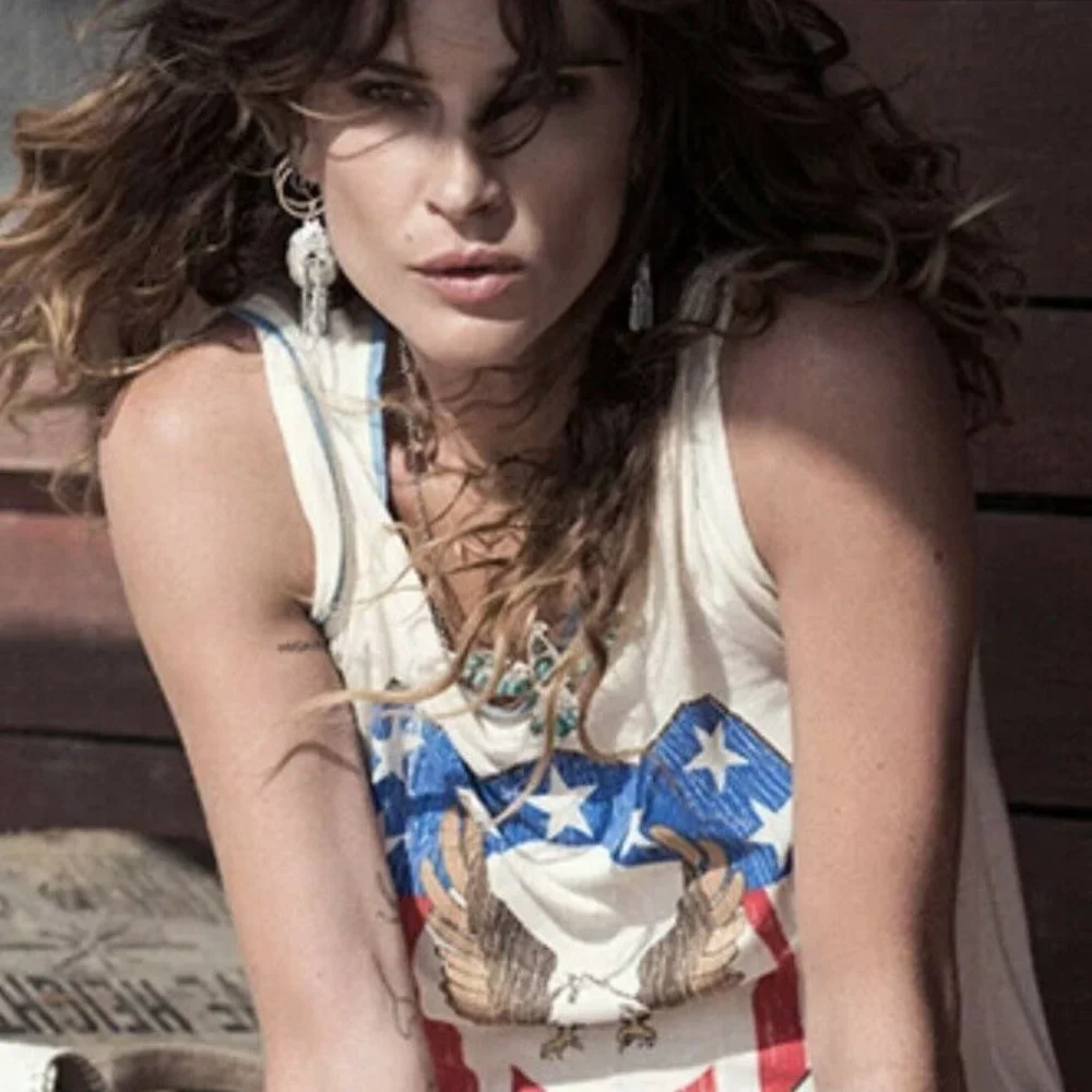 Spell & the Gypsy Collective Designs Captain Americana T-Shirt Sz S - Picture 3 of 8